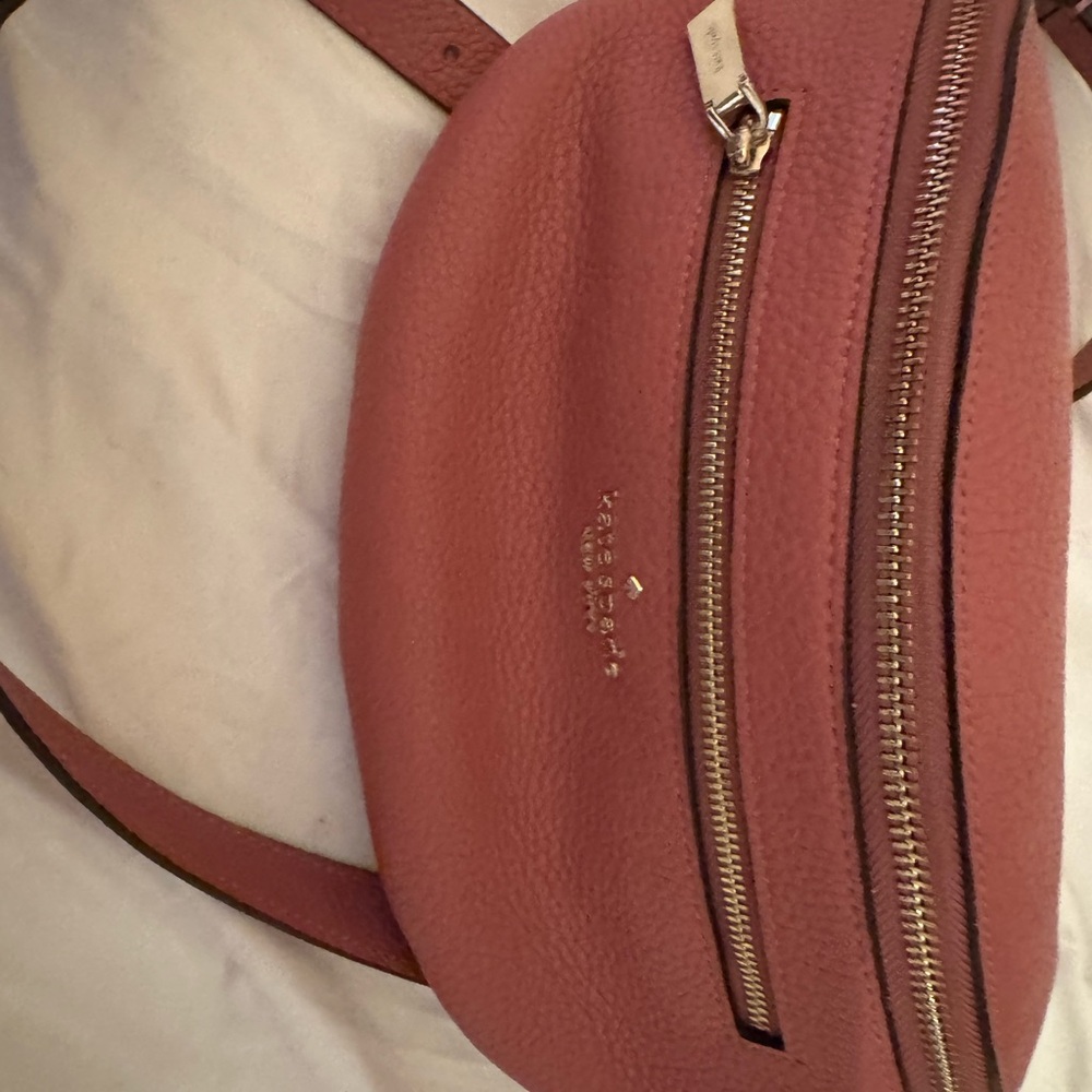 Kate Spade pink leather belt bag